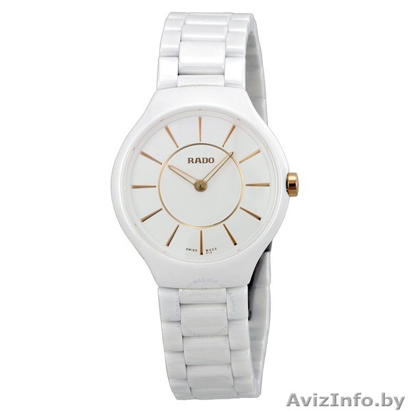 Часы Rado True Thinline 30 Ceramic Lady белые. - Изображение #1, Объявление #1597618