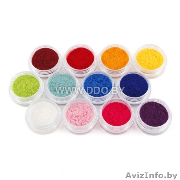 Кашемир,флок для дизайна ногтей набор 12шт. - Изображение #1, Объявление #1599574