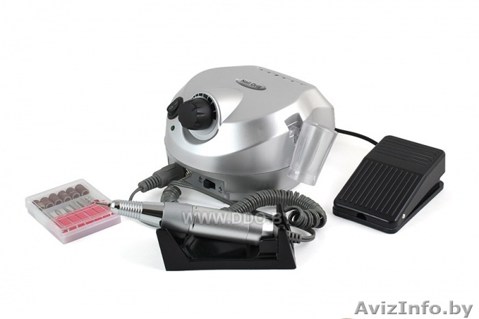 Машинка для маникюра и коррекции ногтей US-202 (15w) 25000 оборотов серебрянная - Изображение #1, Объявление #1599949