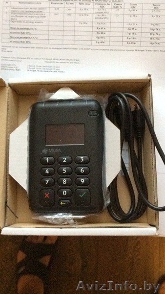 Мобильный банковский терминал для приема пластиковых карт. Новый - Изображение #1, Объявление #1601246