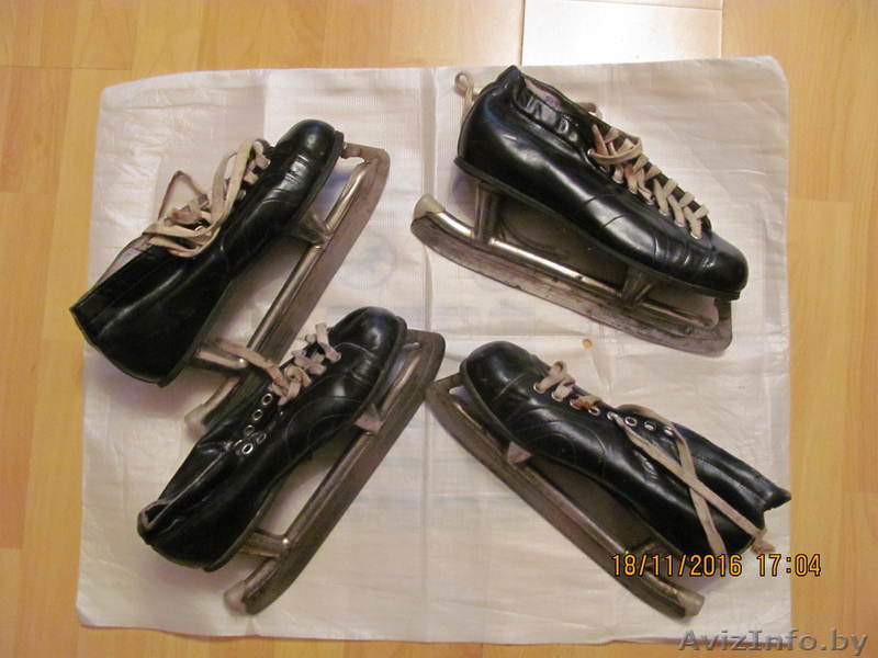 Коньки кожаные черные - Изображение #1, Объявление #1605957