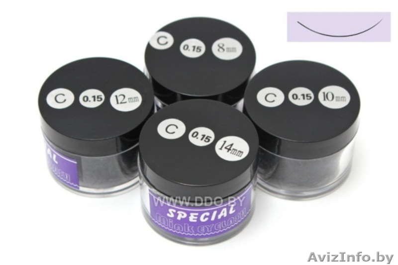 Ресницы наращивания в банке поштучные окрашенные чёрные - Изображение #1, Объявление #1615615