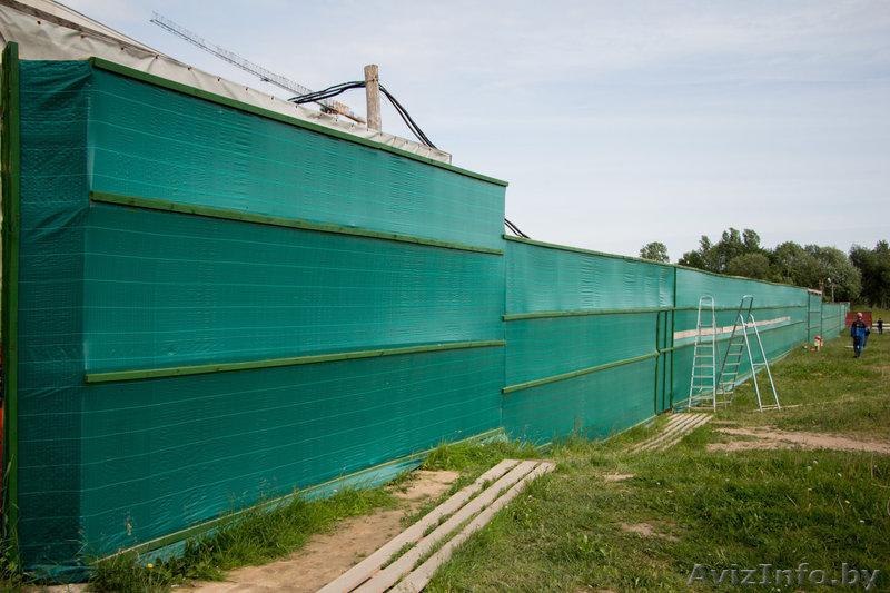 Ткань ПП для ограждения (зеленая), РБ - Изображение #1, Объявление #826539