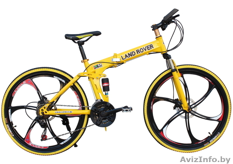 Велосипед на литых дисках Land Rover (Желтый) - Изображение #1, Объявление #1626375