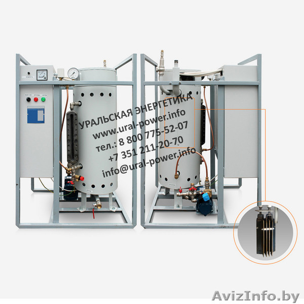 Электрический парогенератор промышленный 100 кг/ч. - Изображение #1, Объявление #1634510