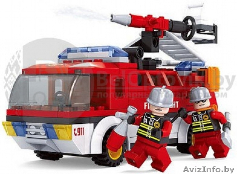 Конструктор Пожарная бригада Огнеборцы, 192 детали 1283695 - Изображение #1, Объявление #1639618