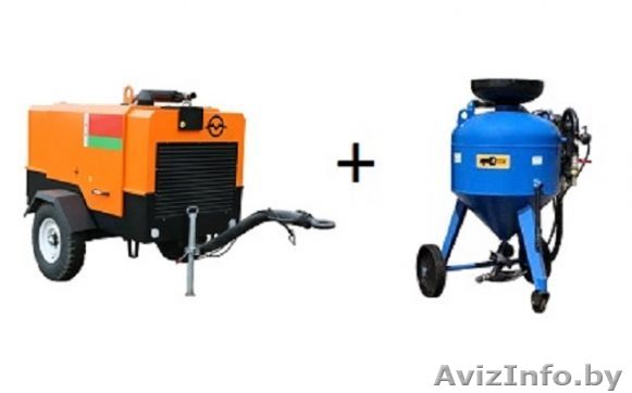 Взять в прокат Пескоструйное оборудование с компрессором в Минске - Изображение #1, Объявление #1640824