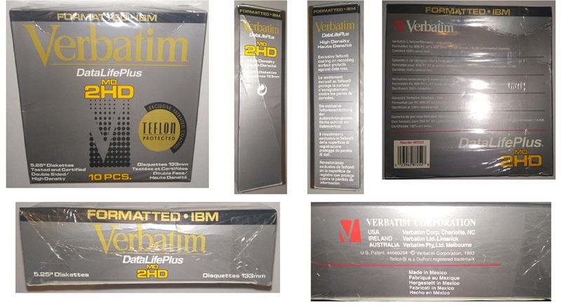 Дискеты 5,25" (133 mm) Verbatim  1,2 Mb - Изображение #1, Объявление #1650666