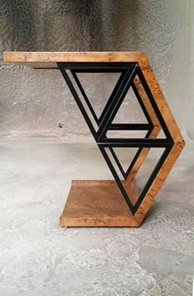 Стол дерево и металл 1000х500х1000 - Изображение #1, Объявление #1655565