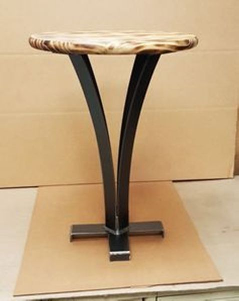 Стул круглый металл и дерево 350х450 - Изображение #1, Объявление #1655525