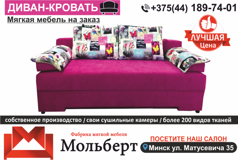 Диван-кровать в Минске недорого. Мягкая мебель от производителя. - Изображение #1, Объявление #1661738