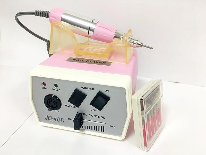 МАШИНКА ДЛЯ МАНИКЮРА И КОРРЕКЦИИ МОД. JD-400 (розовая) 35 W - Изображение #1, Объявление #1676490