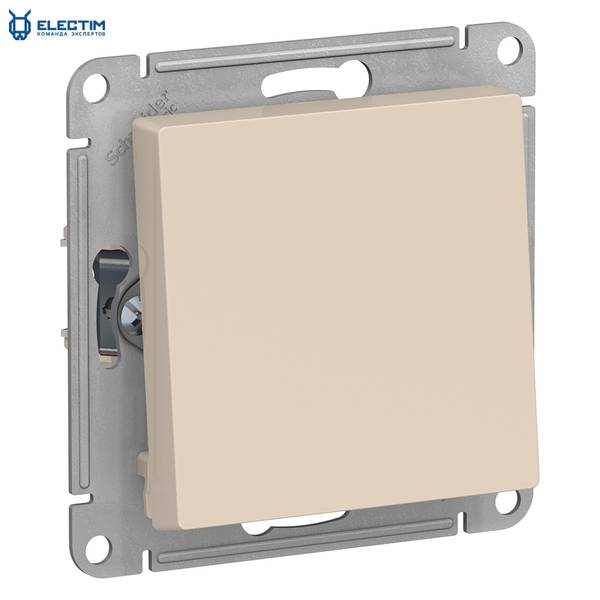 1-клавишный переключатель, сх.6, 10АХ, механизм, Бежевый - Изображение #1, Объявление #1676932