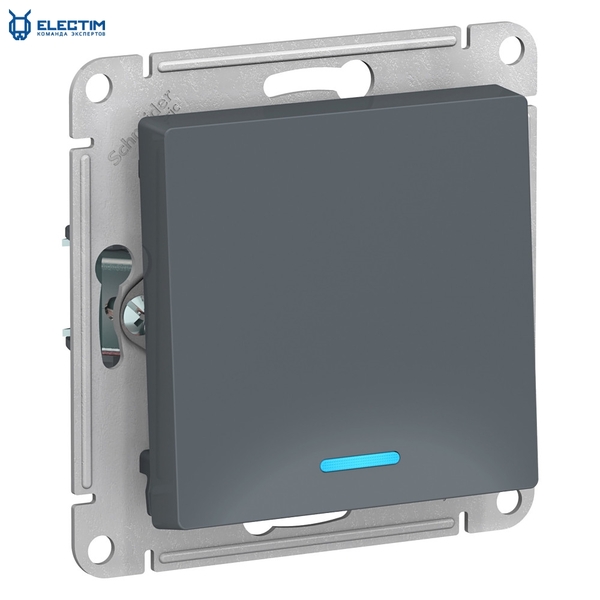 1-клавишный выключатель с подсветкой, сх.1а, 10АХ, механизм, ГРИФЕЛЬ - Изображение #1, Объявление #1677114