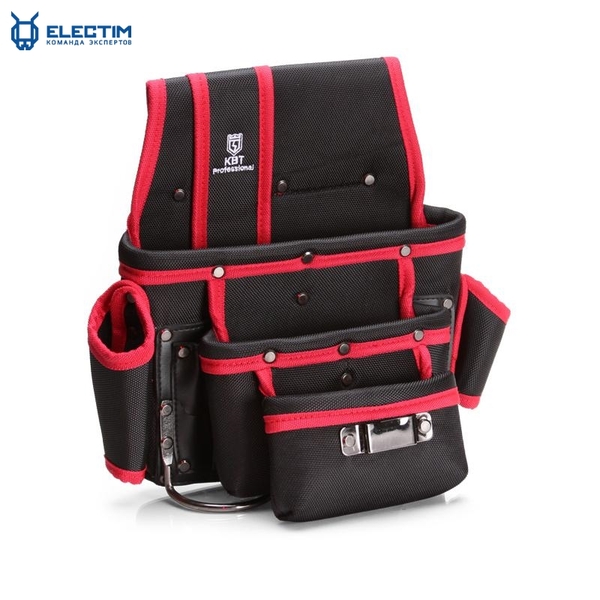 Сумка монтажника С-15 поясная с жесткими стенками, серия "ПРОФИ" (КВТ) - Изображение #1, Объявление #1677116