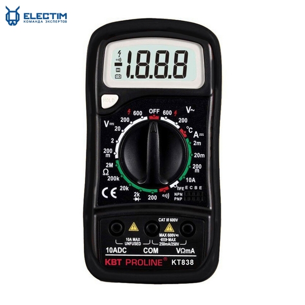 KT838 PROLINE Мультиметр цифровой серия «PROLINE» - Изображение #1, Объявление #1677132