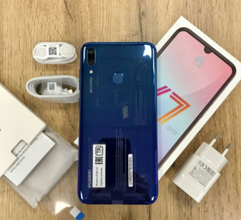 Huawei Y7 2019, Android 8.1, экран 6.26" IPS (720x1520), Qualcomm Snapdragon 450 - Изображение #1, Объявление #1685415