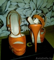 Босоножки новые, оранжевые, размер 36 - Изображение #1, Объявление #1353069