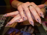 Наращивание ногтей по гелевой технологии. Опытный мастер работает аккуратно, кре - Изображение #1, Объявление #26942
