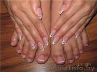 Наращивание ногтей гелем на ручках и ножках. - Изображение #1, Объявление #13220