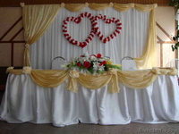 Оформление залов для свадеб, декорирование тканями и цветами - Изображение #1, Объявление #59776