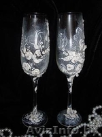 Роспись свадебных бокалов  - Изображение #1, Объявление #79820