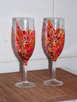 Свадебные бокалы ручной работы - Изображение #9, Объявление #163668