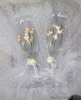 Свадебные бокалы ручной работы - Изображение #5, Объявление #163668