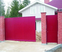 Ворота въездные (откатные) автоматикой NICE ROBUS,автоматика, к - Изображение #2, Объявление #265131