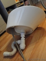 Раковина Cersanit со смесителем, сливом и шлангами - Изображение #3, Объявление #264655