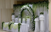 Украшение банкетного зала тканью и цветами - Изображение #2, Объявление #298914