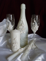 Cвадебные бокалы HAND MADE на заказ. - Изображение #5, Объявление #158015