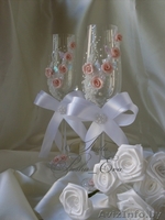 Cвадебные бокалы HAND MADE на заказ. - Изображение #7, Объявление #158015