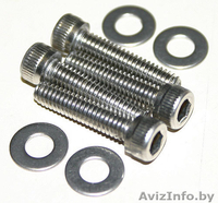 Продает оптом болты, гайки, шайбы, шпильки (цинк, )саморезы. - Изображение #1, Объявление #299314