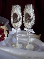 Cвадебные бокалы HAND MADE на заказ. - Изображение #10, Объявление #158015