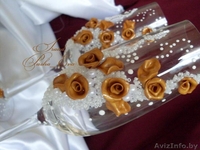 Cвадебные бокалы HAND MADE на заказ. - Изображение #6, Объявление #158015