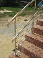 ОГРАЖДЕНИЯ ЛЕСТНИЦ,ПАНДУСОВ,БАЛКОНОВ.ПОРУЧНИ ПРИСТЕННЫЕ ( НЕРЖАВЕЙКА, ПОЛИМЕР). - Изображение #2, Объявление #322006