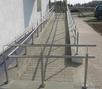 ОГРАЖДЕНИЯ ЛЕСТНИЦ,ПАНДУСОВ,БАЛКОНОВ.ПОРУЧНИ ПРИСТЕННЫЕ ( НЕРЖАВЕЙКА, ПОЛИМЕР). - Изображение #5, Объявление #322006