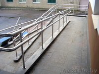 ПАНДУСЫ, ОГРАЖДЕНИЯ ЛЕСТНИЦ, БАЛКОНОВ.ПОРУЧНИ ПРИСТЕННЫЕ (НЕРЖАВЕЙКА, ПОЛИМЕР). - Изображение #3, Объявление #395418