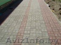 укладка тротуарной плитки(клинкеная),борт,стяжка - Изображение #4, Объявление #369250