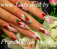 БОКАЛЫ,БУКЕТЫ(иск.),красивые ногтики - Изображение #2, Объявление #406578