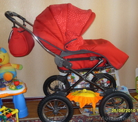 Продам коляску Roan Marita 2 в 1 красная - Изображение #3, Объявление #670660