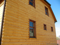 Блок - хаус сосна, сорта: А АВ С, размеры: 1)т.28мм*145*6м 2)т.20мм*96*6м  - Изображение #3, Объявление #715411