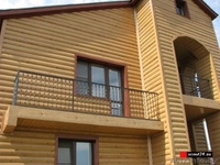 Блок - хаус сосна, сорта: А АВ С, размеры: 1)т.28мм*145*6м 2)т.20мм*96*6м  - Изображение #1, Объявление #715411