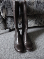 сапоги осенние нат. кожа низкий каблук новые - Изображение #3, Объявление #748302