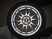 Продам 4 литых диска R17 (Италия) с летней резиной Yokohama - Изображение #1, Объявление #822999
