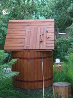 Домик на колодец с декоративным оформлением колодезного кольца - Изображение #1, Объявление #995479