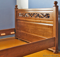 Продаю кровать для спальни,  массив дуба 100%, резьба ручной работы - Изображение #4, Объявление #1041235