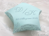 Свадебные бонбоньерки «Эстель» бонбоньерки на Свадьбу ручной работы - Изображение #2, Объявление #1105720