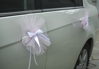 Банты на ручки автомобиля к выписке из Роддома в Минске. - Изображение #1, Объявление #1170740